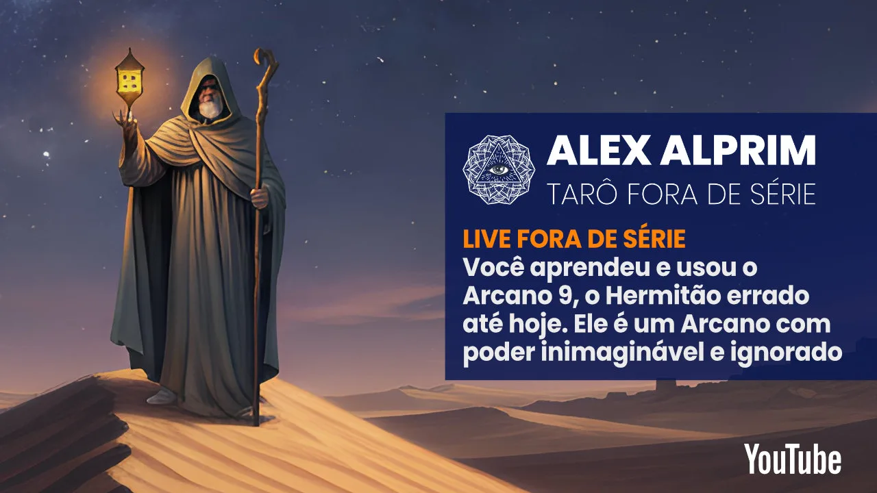TARÔ FORA DE SÉRIE – VOCÊ LEU O EREMITA ERRADO ATÉ HOJE