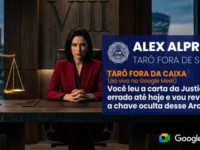 AULA 04 – TARÔ FORA DA CAIXA: A carta da Justiça e a sua conexão oculta com A Lua.