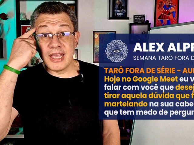 TARÔ FORA DA CAIXA: AULA 05 AO VIVO
