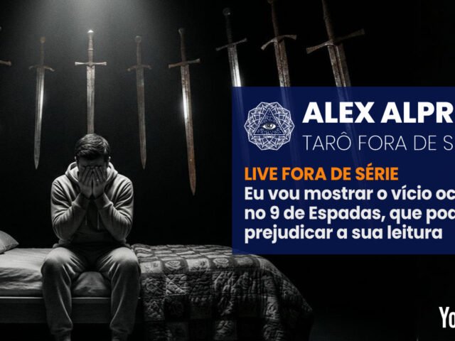 LIVE: 9 ESPADAS O VÍCIO OCULTO QUE FERRA A SUA LEITURA.